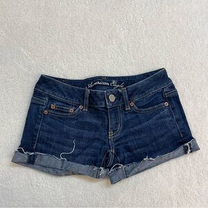 American Eagle Outfitters Dark Blue Jean Shorts